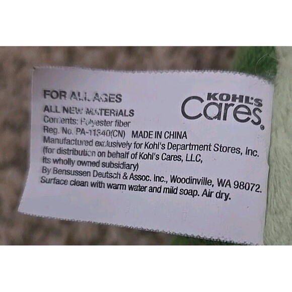 Kohls Cares REX 16" Plush Disney Toy Story Pixar TRex Stuffed Toy Green Dinosaur - Picture 9 of 10